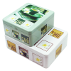 Elegant rectangular tea tins